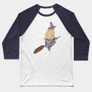 Broom Witch Baseball T-Shirt